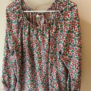 Beautiful NWT Tory Burch printed off the shoulder top
